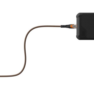 4. UAG SRGE - USB-C - USB-C-Kabel, USB 3.2 Gen2 240W/20Gbps, 75 cm (schwarz/orange)
