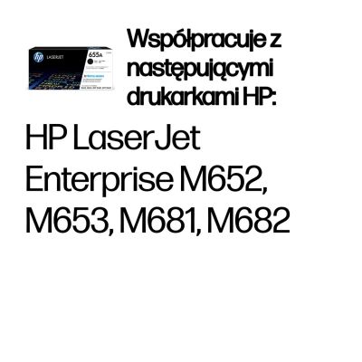 10. LASERJET TONER CRTG/655A SCHWARZ