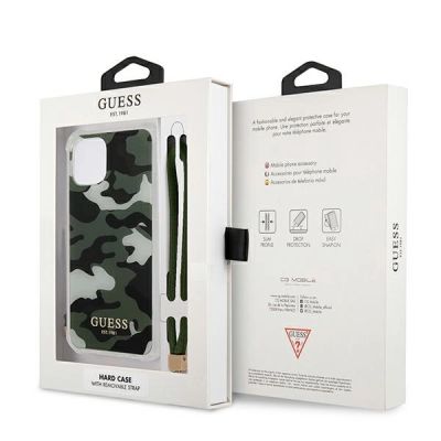 8. Guess GUHCP12LKSARKA iPhone 12 Pro Max 6,7" grün/khaki Hardcase Camo Collection