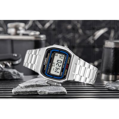 13. CASIO A164WA-1VES Unisex-Uhr