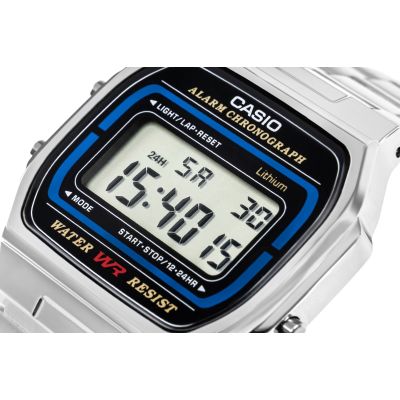 11. CASIO A164WA-1VES Unisex-Uhr
