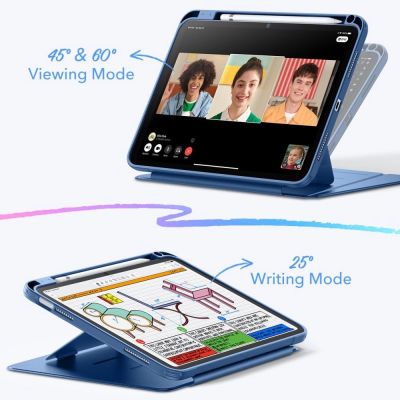 6. ESR Flip Hybrid Case für iPad 10,9" 2022 / iPad 11" 2024 - Blau