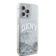 4. DKNY Liquid Glitter Big Logo Hülle für iPhone 15 Pro Max – Weiß