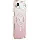 4. Guess IML Gradient Triangle Logo MagSafe iPhone Air Hülle - Pink