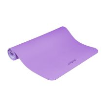 Gymnastikmatte für Yoga, Pilates, Fitness, 200 x 90 cm, 1 cm dick, TPE-Material, lila, REBEL ACTIVE