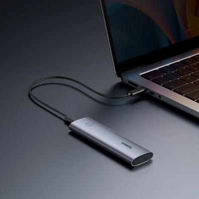 17. Baseus FlyJoy M.2 NVMe 10 Gb/s SSD-Schacht – Grau