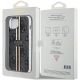 8. Guess IML 4G Gold Stripe Hülle für iPhone 15 Plus / 14 Plus – Schwarz