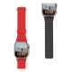 UAG Pathfinder – beidseitig tragbares Silikon-Magnetarmband für Apple Watch Series 4–6 & SE 1–3, 44 mm / Series 7–9, 45 mm / Series 10–11, 46 mm / Ultra 1–3, 49 mm (Ash/Lava)