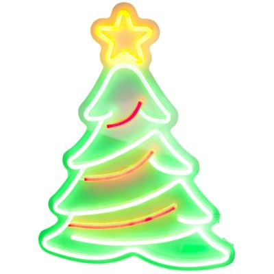9. WAND-NEONLEUCHTE WEIHNACHTSBAUM
