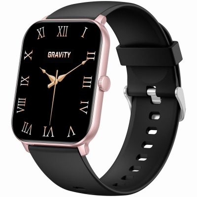 Smartwatch Gravity Roségold Schwarz GT36-3