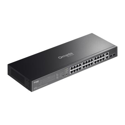 4. TP-Link ES228GP Managed Network Switch L2 Gigabit Ethernet (10/100/1000) PoE-Unterstützung Schwarz