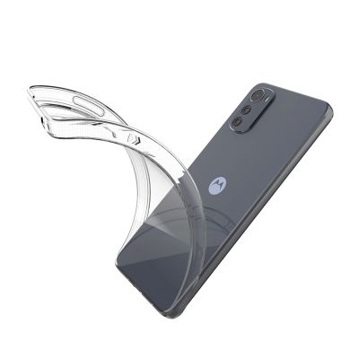 8. Ultra Clear 0,5 mm Hülle für Motorola Moto E32 dünne Abdeckung transparent