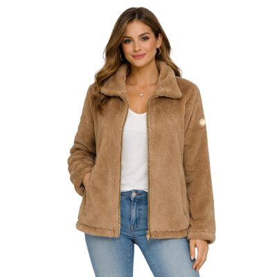 3. Damen-Fleecejacke Geographical Norway TOFURE TAUPE DB LADY 0124 (WZ8151F/GN-TAUPE)