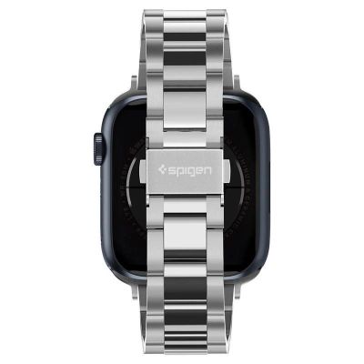 11. Spigen Modern Fit Band für Apple Watch 4/5/6/7/8/SE (38/40/41 mm) – Silber