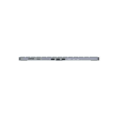 3. UNITEK D1092A USB-Tastatur Amerikanische Internationale Grau