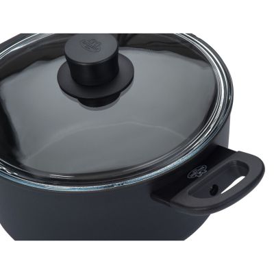 3. BALLARINI 75002-921-0 Runder schwarzer Topf