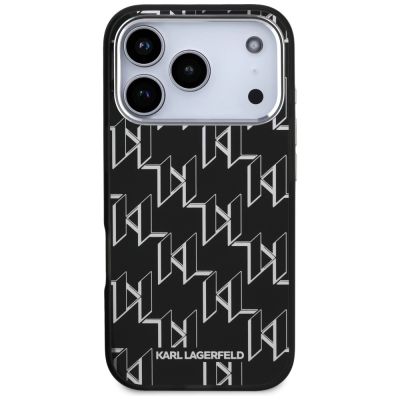 3. Karl Lagerfeld IML KL Monogram MagSafe Case für iPhone 17 Pro - Schwarz