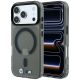 BMW M IML MagSafe Hülle mit glänzendem Metalllogo und Zierleisten für iPhone 18 Pro Max / 17 Pro Max – Schwarz