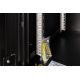 23. Digitus Unique 19" 9U Rackmount-Netzwerkschrank, 600x600 mm, Glastür, schwarz, ungeteilt, montiert, 100 kg