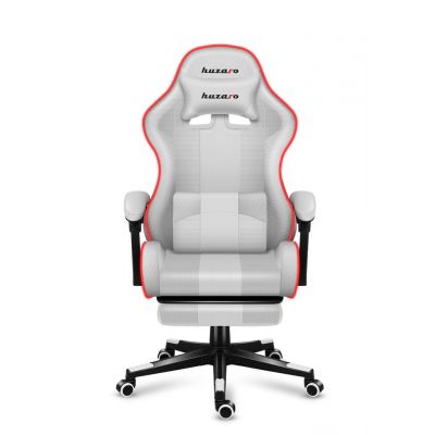 4. Huzaro Force 4.7 RGB Weißer Gaming-Stuhl