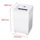 3. HSM Pure 830 Aktenvernichter, 150 l, 3,9 mm