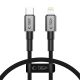 Tech-Protect Ultraboost DNA USB-C / Lightning PD27W/3A Kabel 25 cm - Grau