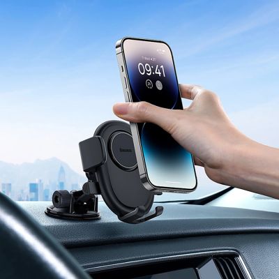 9. Baseus UltraControl Lite Series Autotelefonhalter – Schwarz