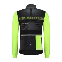 Rogelli STRYDE langes T-Shirt schwarz-fluoreszierend L