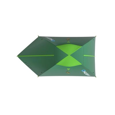 5. Husky BIZAM 2 PLUS Zweipersonen-Campingzelt, 145 x 290 x 120 cm, 3,6 kg, grün