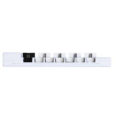 3. Lian Li EDGE HUB, 4x USB, 6x PWM - weiß