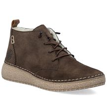 Rieker 50910-25 braune, gefütterte Damen-Ankle-Boots