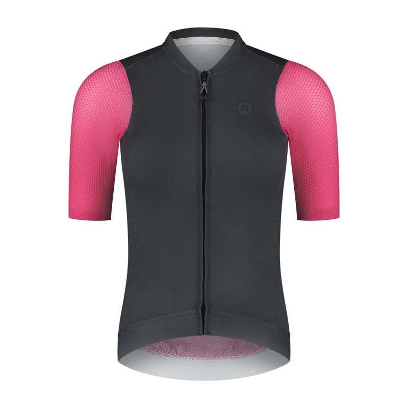 Rogelli Damen-Radtrikot FAST schwarz-pink L