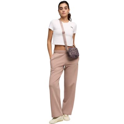 5. Puma ESS Elevated Straight Leg Damenhose Pastellrosa 691817 88