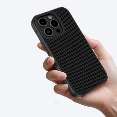 6. AmazingThing Titan Max Case mit 600D Aramidfasern für iPhone 16 Pro Max - Schwarz