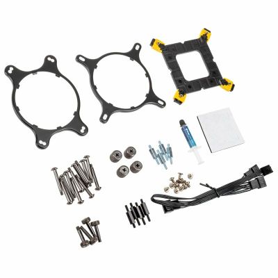 8. Kolink Umbra Void 360 AIO Prozessor-Flüssigkeitskühlungsset 12cm Schwarz 3 Stück.