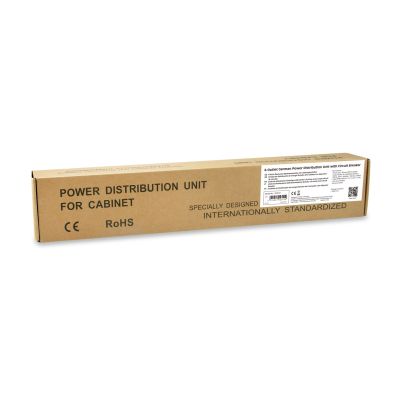 2. Equip 333312 PDU Stromverteilungseinheit 6 x Netzwerkdosen 1U Schwarz