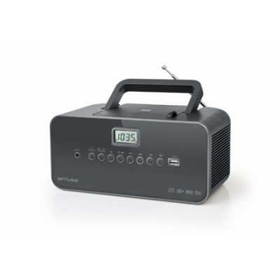 5. Muse M-28 DG Tragbarer CD-Player Schwarz