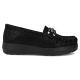 2. Schwarze Damen-Plateau-Loafer aus Leder, Filippo DP7652