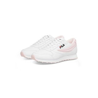 2. Fila Orbit Damen Sportschuhe Sneakers modisch bequem leicht weiß rosa