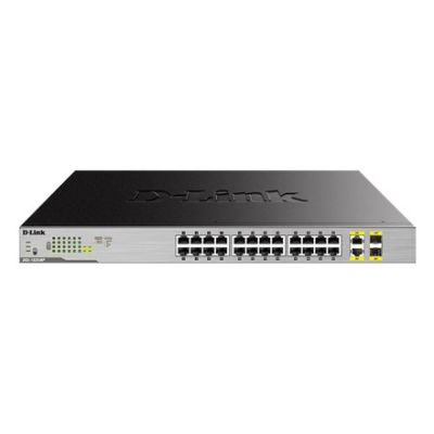 4. D-Link DGS-1026MP Netzwerkkarte, unmanaged Gigabit Ethernet (10/100/1000) mit PoE-Unterstützung, Schwarz, Grau