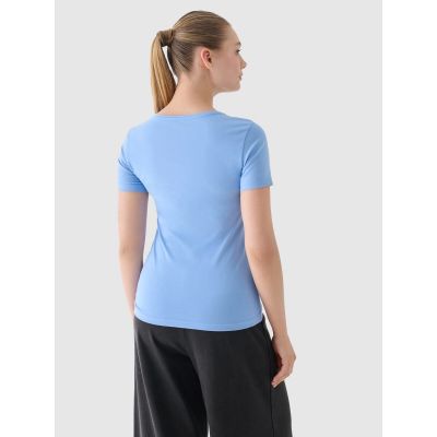4. Damen Slim T-Shirt mit Aufdruck 4F 4FWMM00TTSHF1846-32S