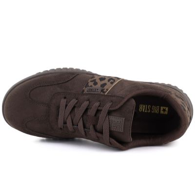4. Damen-Sneaker aus braunem Wildleder, Modell Big Star TT274265
