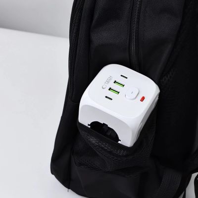 7. Tech-Protect PCL3x4 Steckdosenleiste, 2x USB-A, 2x USB-C, 3x AC Typ Schuko - Weiß