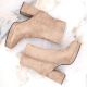 6. Jezzi W JEZ411B beige Wildlederstiefeletten