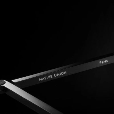 10. Native Union FOLD-ALU-STAND-BLK Laptopständer, Notebook- und Tablet-Ständer, Schwarz, 40,6 cm (16 Zoll)