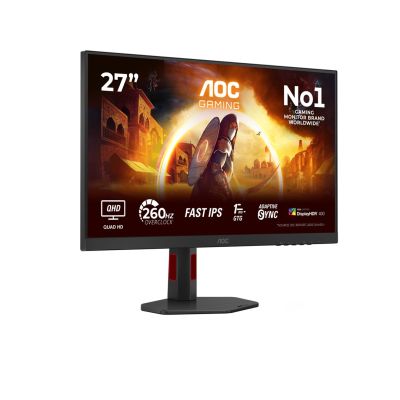 44. LCD-Monitor 27" AOC G4 Q27G4ZR 68,6 cm 2560 x 1440 Pixel Quad HD LED Schwarz und Rot
