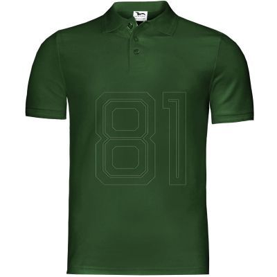 2. Malfini Pique Polo Free M MLI-F0306 flaschengrünes Poloshirt