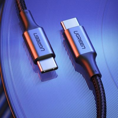 8. Ugreen US316 70429 USB-C – USB-C PD QC FCP Kabel 100 W 5 A 480 Mbit/s 2 m – Grau