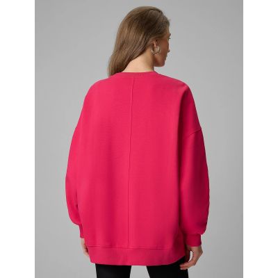2. Oversize-Sweatshirt für Damen ohne Kapuze 4F 4FRSS26TSWSF2993-53S