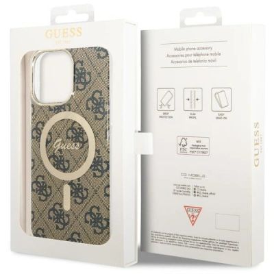 7. Guess GUHMP14XH4STW iPhone 14 Pro Max 6.7" Braun/Braun Hardcase 4G MagSafe
